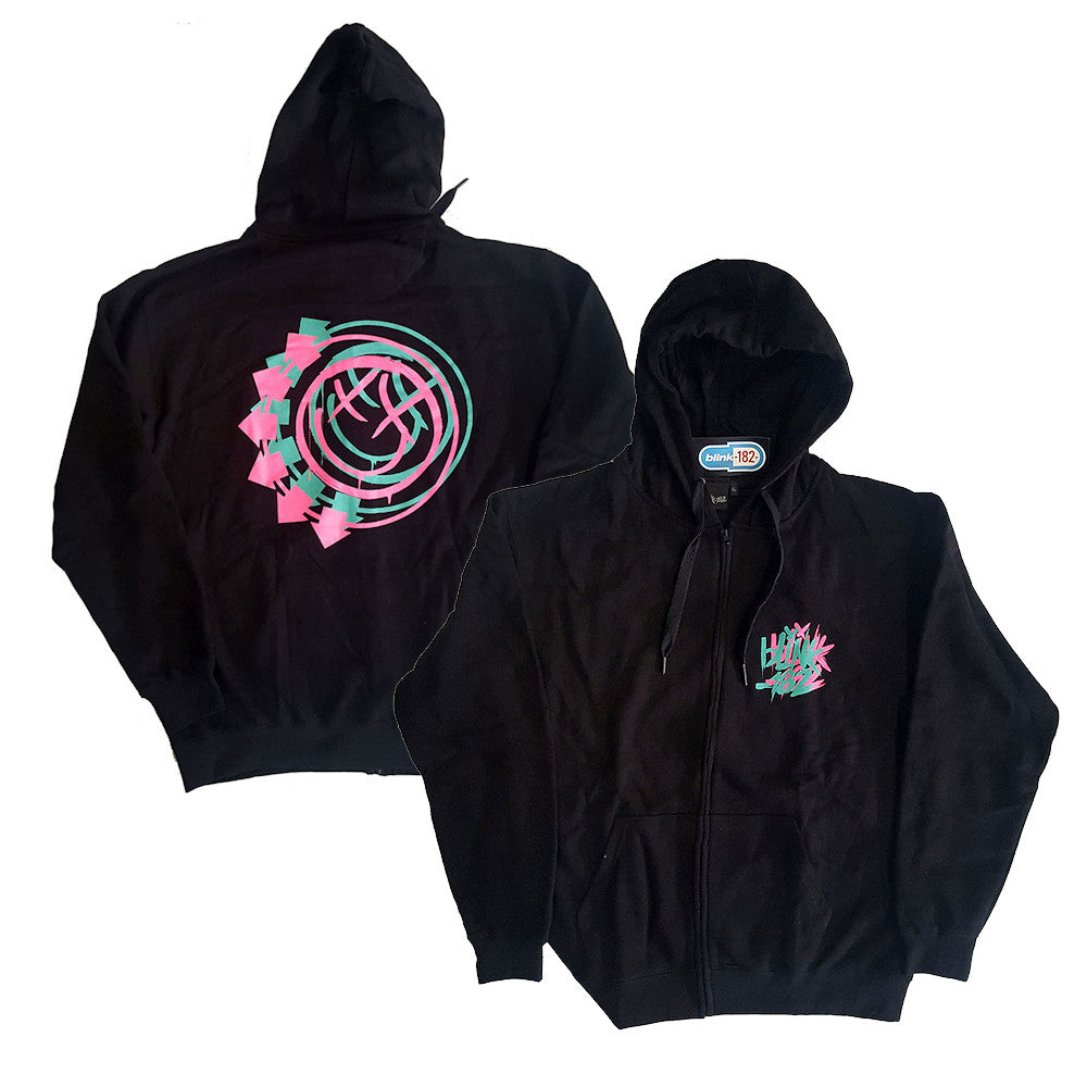 BLINK 182 - Double Six Arrow Smile / バックプリントあり / ジップ